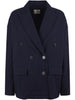 COVER COTTON VISCOSE DOUBLEBREASTED BLAZER 14033 F48A5012 FORTE FORTE 