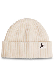 STAR/ BEANIE DAMIAN/ WO/ LOW TURN/LATERAL SMALL STAR GUP01035 P00060110190 GOLDEN GOOSE 