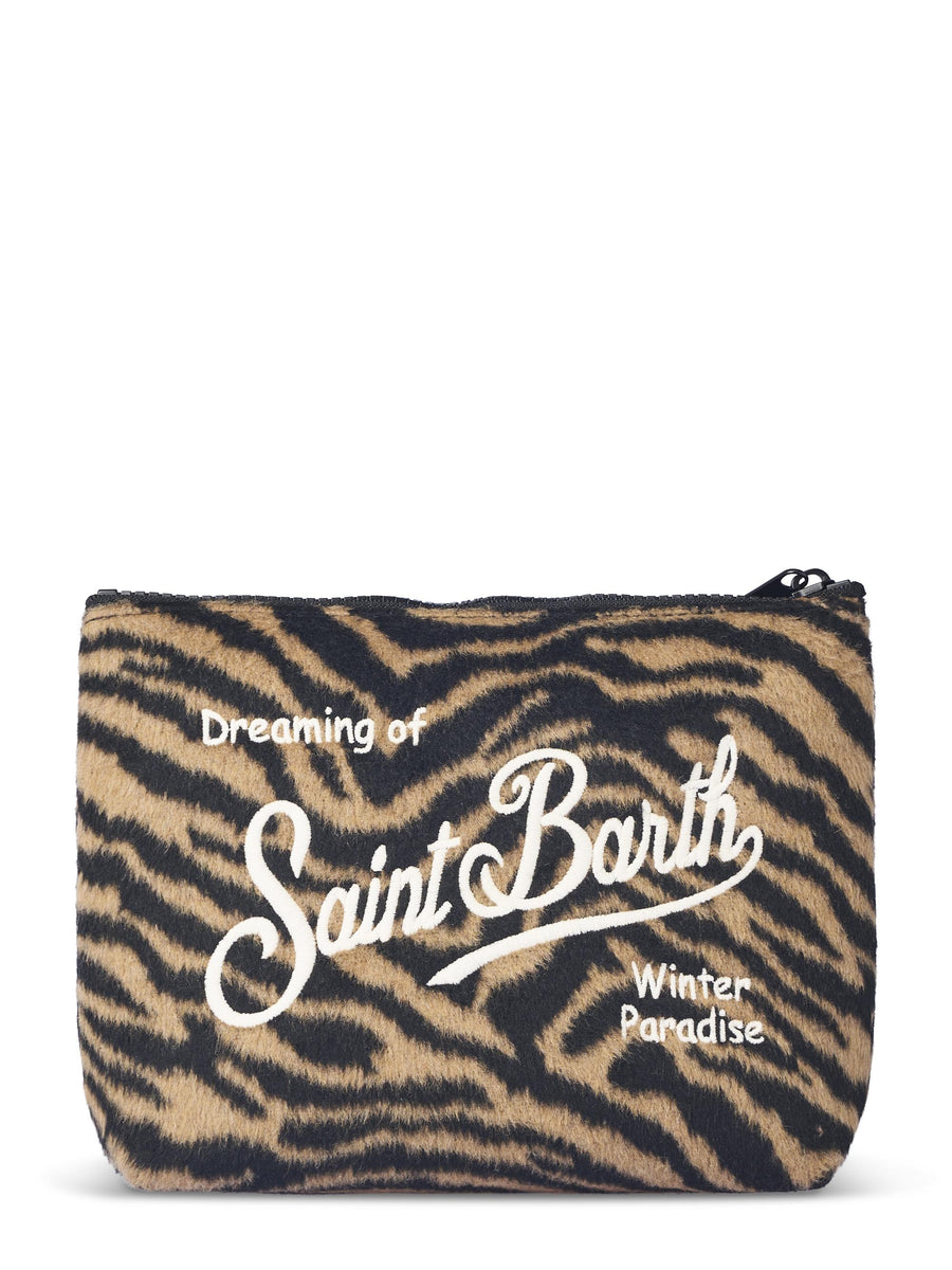 ALINE FELT ZEBRA 18 EMB ALI0028 TEX000101322I MC2 SAINT BARTH 