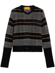 SHADOW PLAID CARDIGAN W33712DM BLKCO GUEST IN RESIDENCE 