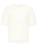 ZARO SHORT SLEEVE TOP ZARO WHITE LOULOU STUDIO 