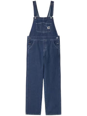 W' Bib Overall Straight 100% Cotton 'Maverick' Denim I031250 106 CARHARTT WIP 