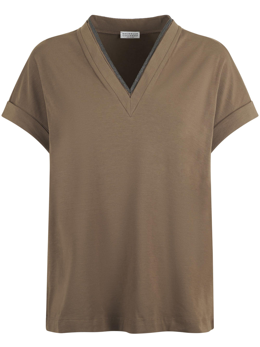 T-SHIRT M0T18BD222 C8705 BRUNELLO CUCINELLI 