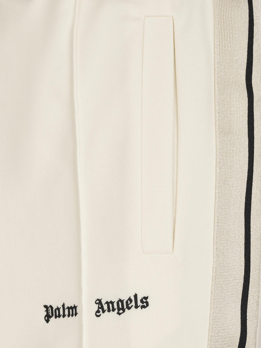 CLASSIC LOGO TRACK PANTS BUTTER - BLACK PMCJ020C99FAB0020410  PALM ANGELS 