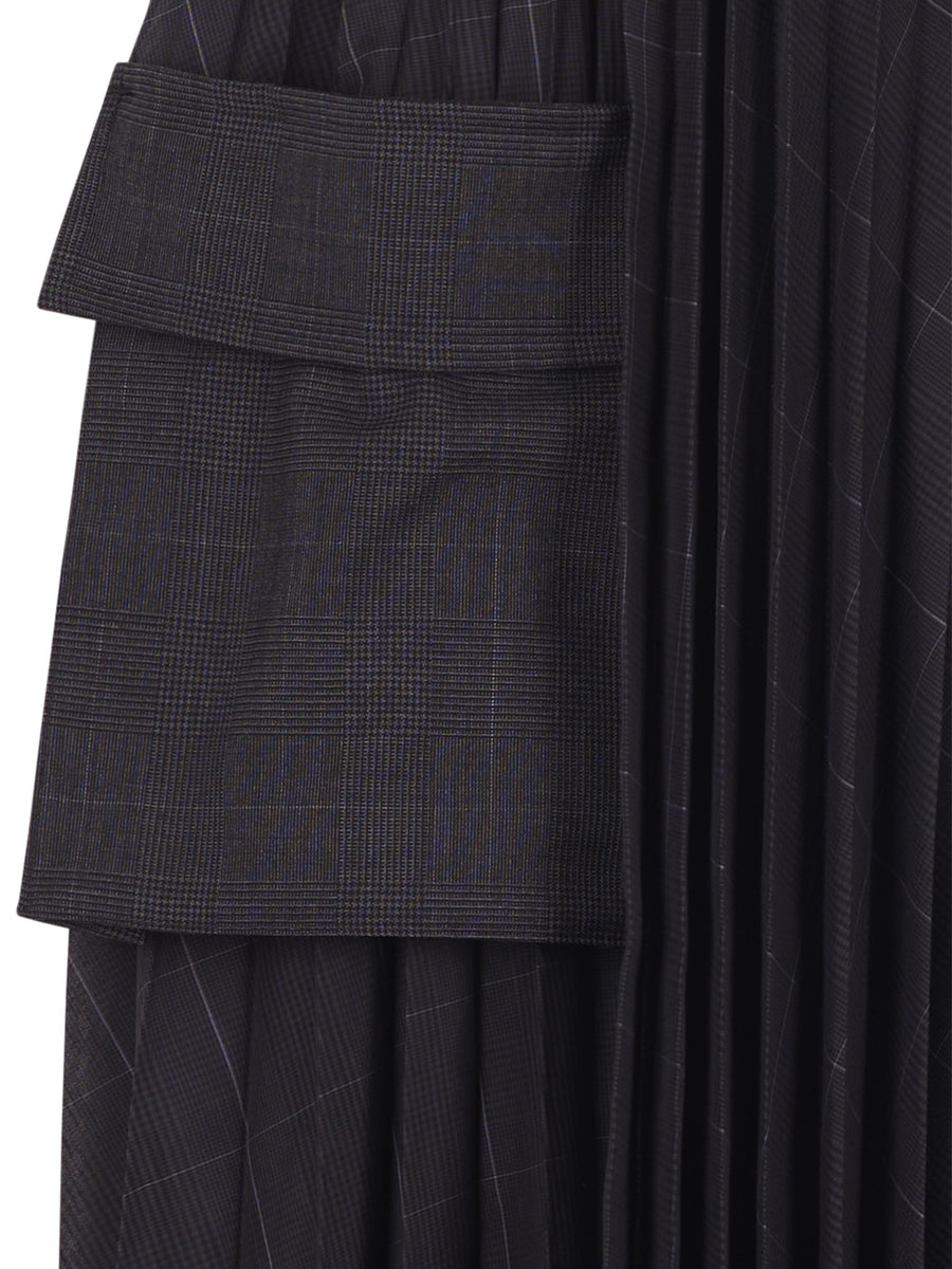 GLEN CHECK SKIRT 2508038 301 SACAI 