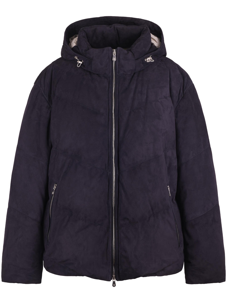 PADDED	LEATHER	JACKET MPCLF2046 C4254 BRUNELLO CUCINELLI 