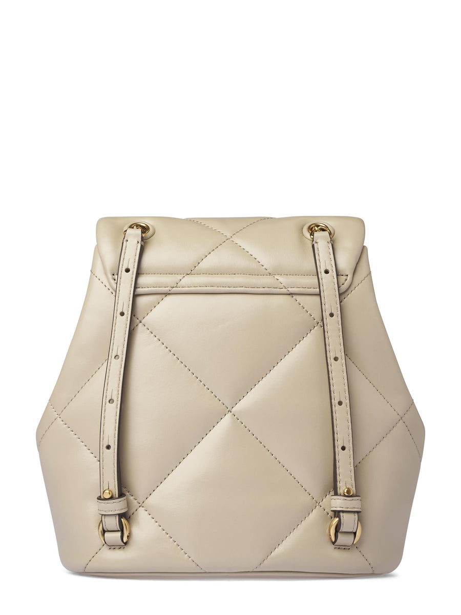 backpack with leather diamond logo TORY BURCH Leather Backpack – HopenClo