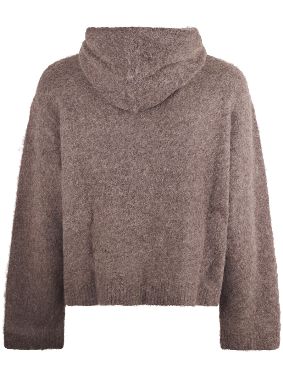 TEXTURED BORG HOODIE MLM100154 17 REPRESENT 
