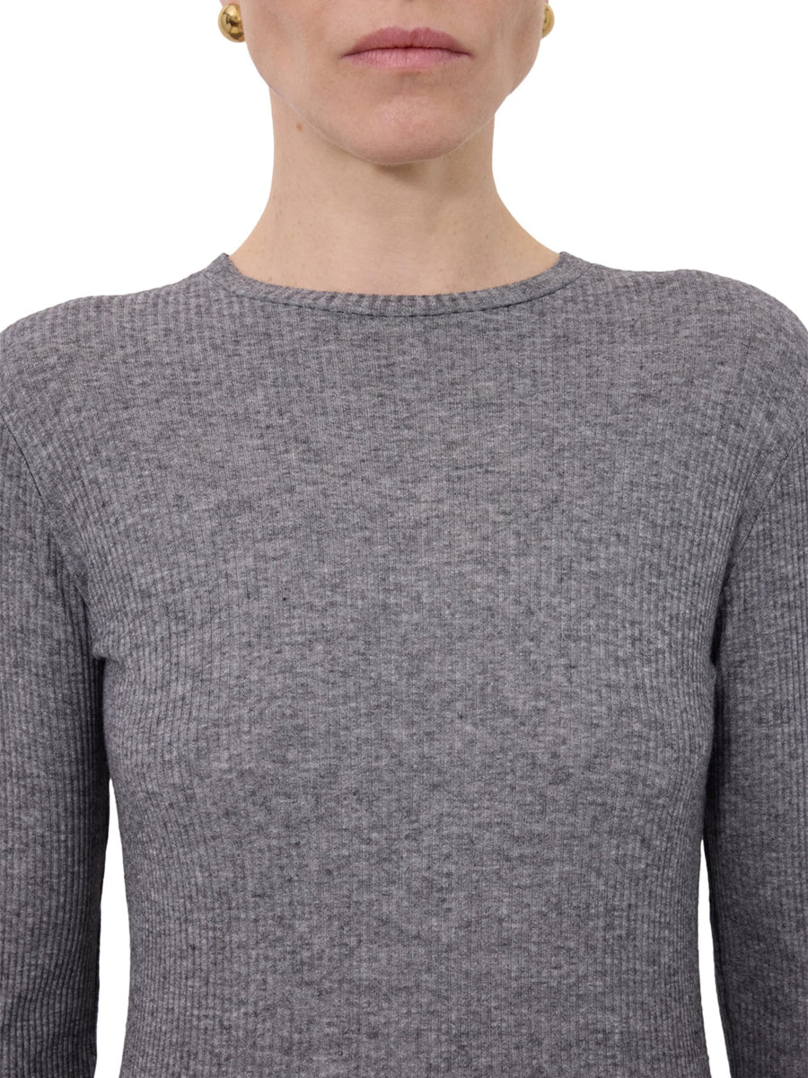 ORTIGIA LDS LONGSLEEVE ORTIGIA LDS GREY MELANGE LOULOU STUDIO 