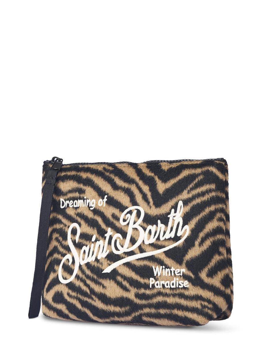 ALINE FELT ZEBRA 18 EMB ALI0028 TEX000101322I MC2 SAINT BARTH 