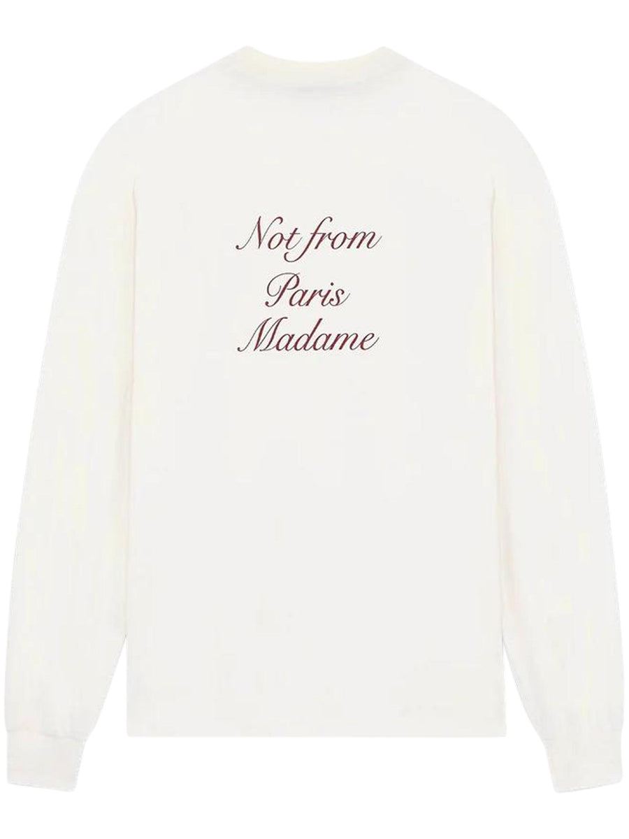 LE T-SHIRT SLOGAN CALLIGRAPHY ML ITS220 CO002OW DROLE DE MONSIEUR 