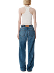 BALLOON JOGGER WITH LOGO EMBOSS SIDE PANELS 4DC4254937 401 ALEXANDER WANG 