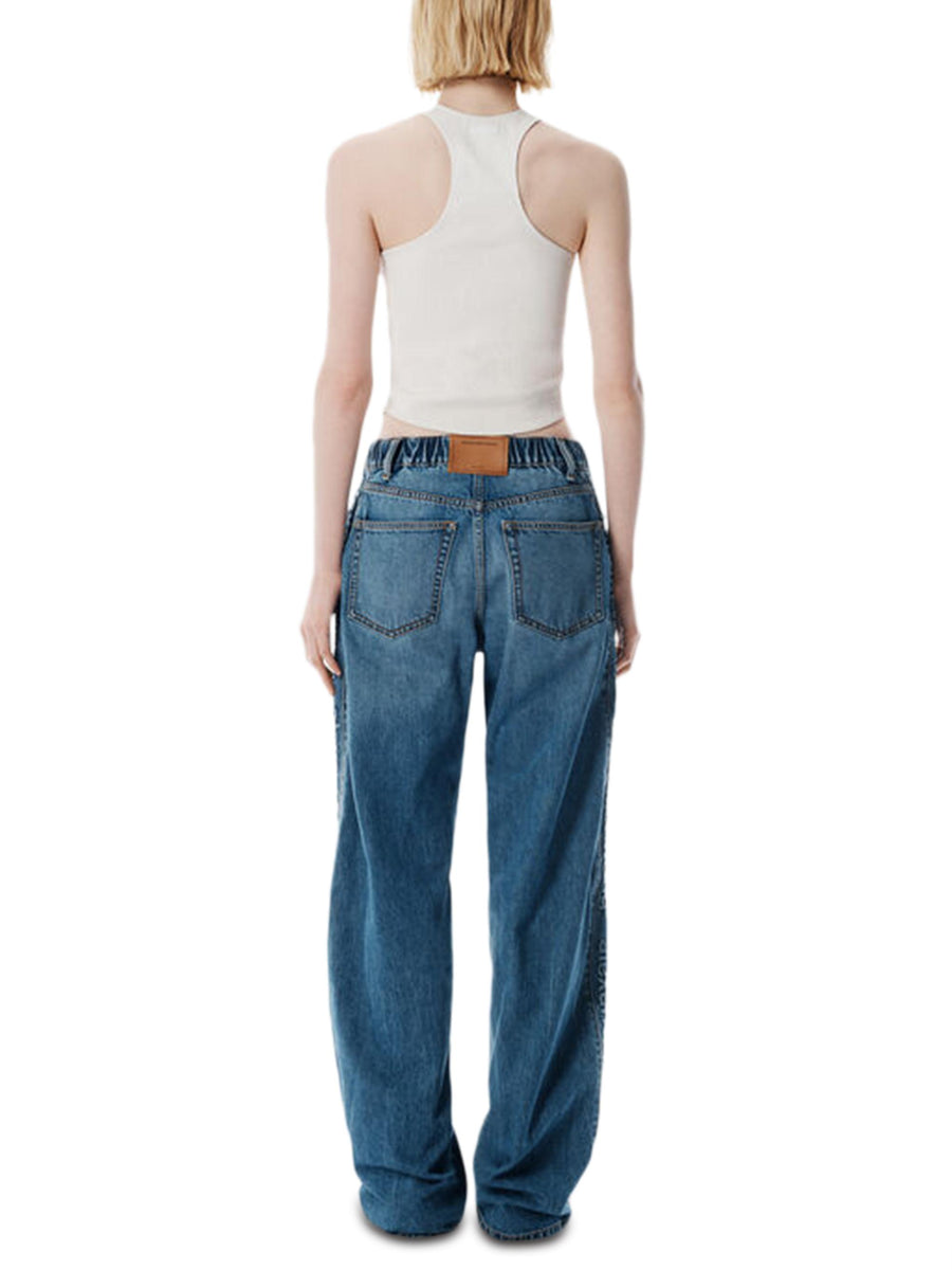 BALLOON JOGGER WITH LOGO EMBOSS SIDE PANELS 4DC4254937 401 ALEXANDER WANG 