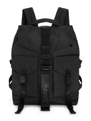 Recycled Tech Backpack A4755 099 GANNI 