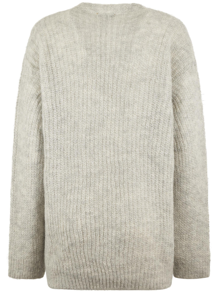 BABY SURI ALPACA V NECK SWEATER 14163 F48A7007 FORTE FORTE 