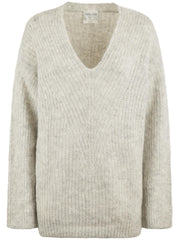 BABY SURI ALPACA V NECK SWEATER 14163 F48A7007 FORTE FORTE 