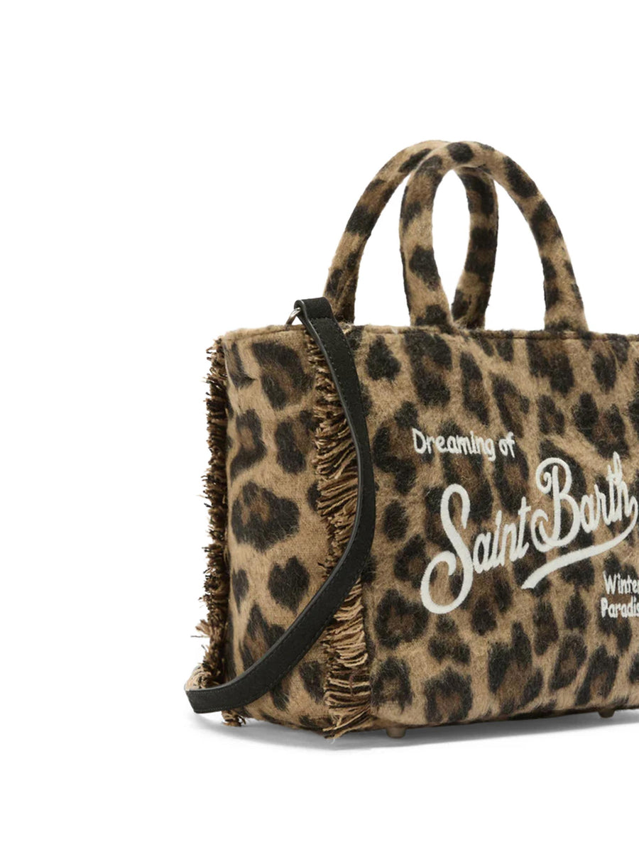 VANITY MINI FELT LEOPARD MIDI 18 EMB VAMI024 TEX000100223I MC2 SAINT BARTH 