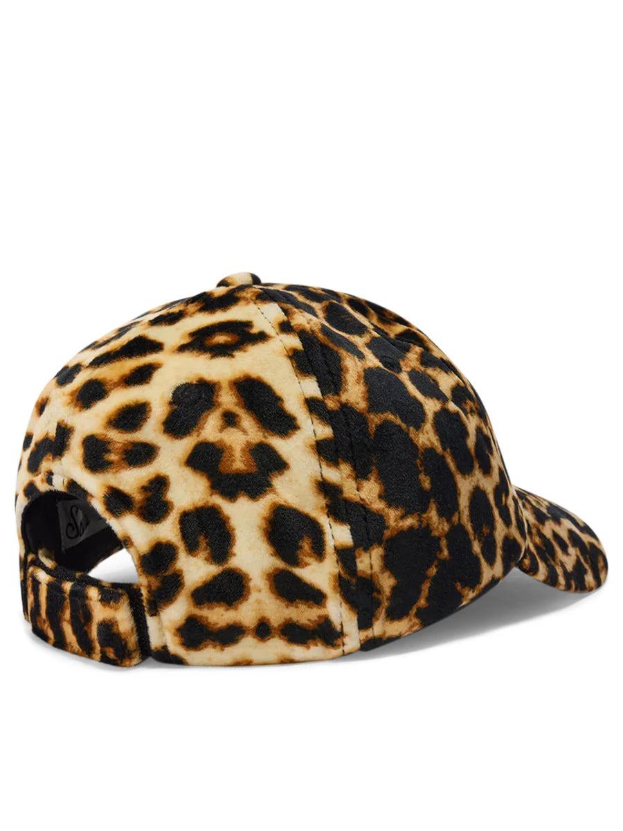 BASEBALL VELVET LEOPARD 18 EMB BASB0013 TEX000100337I MC2 SAINT BARTH 
