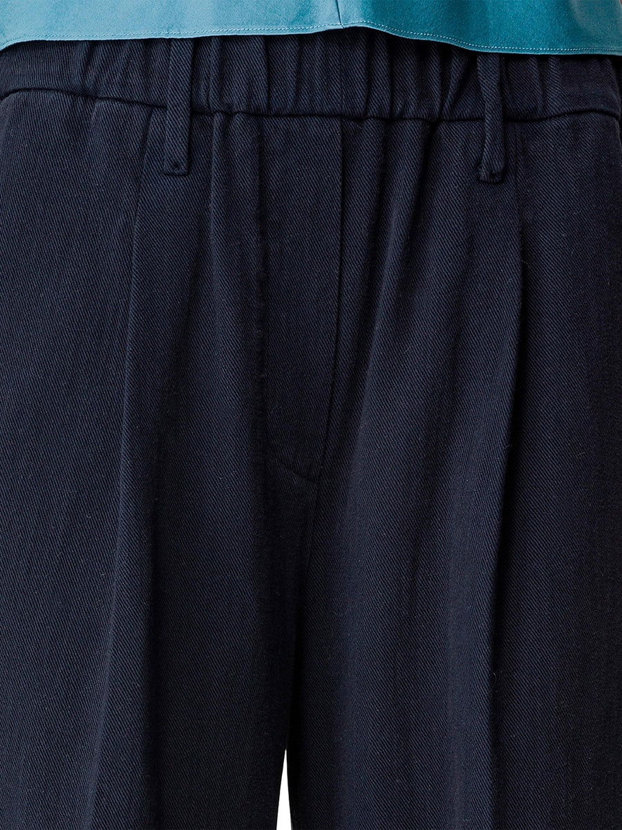 FLUID COTTON BULL REGULAR WAIST PANTS 14037 F48A0219 FORTE FORTE 