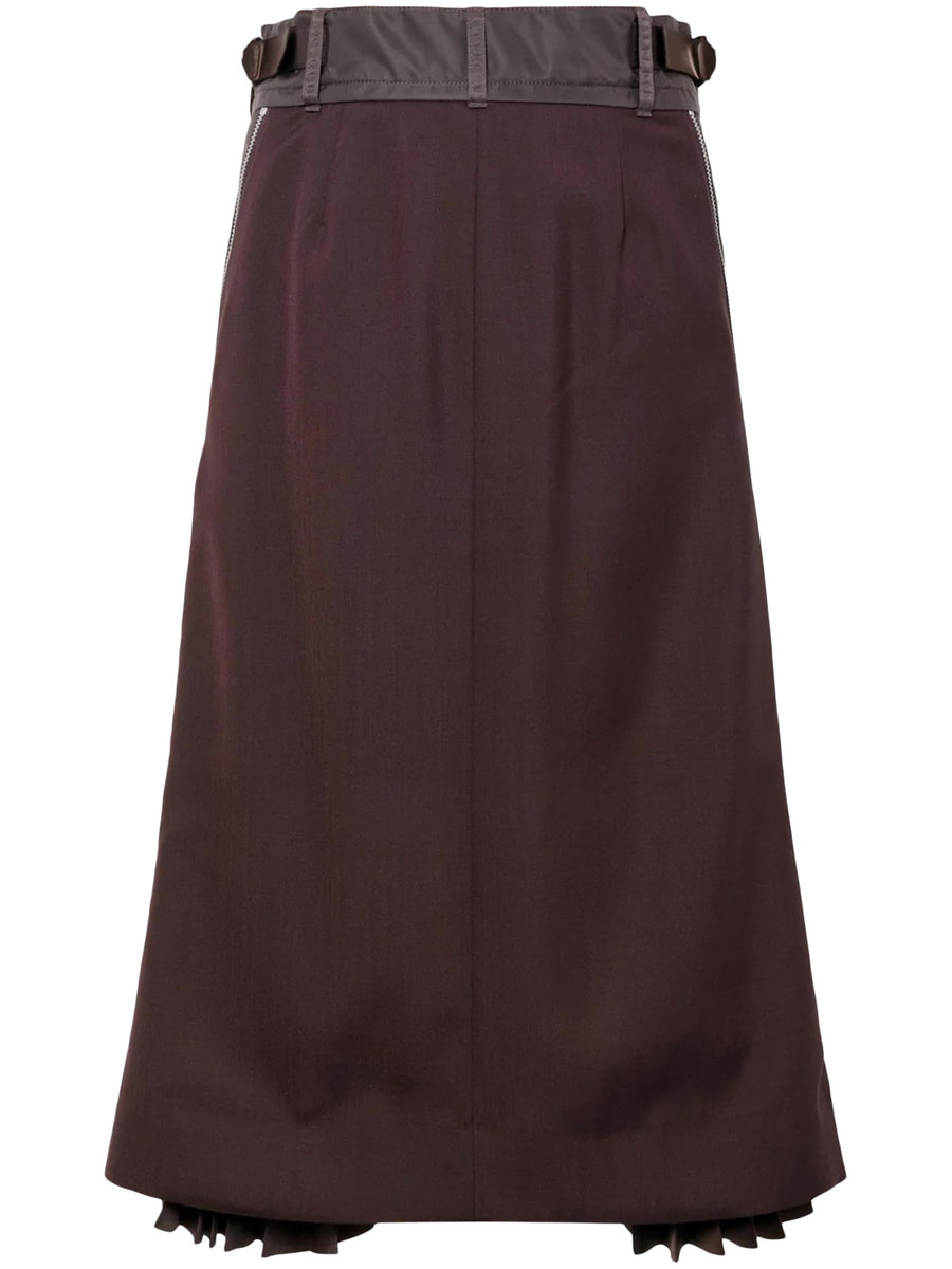 SUITING MIX SKIRT 2507949 601 SACAI 