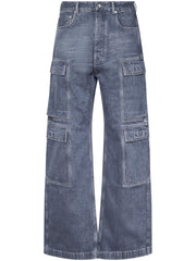 DOUBLE CARGO JEANS DU02E7361DGY 58 RICK OWENS DRKSHDW 