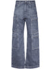 DOUBLE CARGO JEANS DU02E7361DGY 58 RICK OWENS DRKSHDW 
