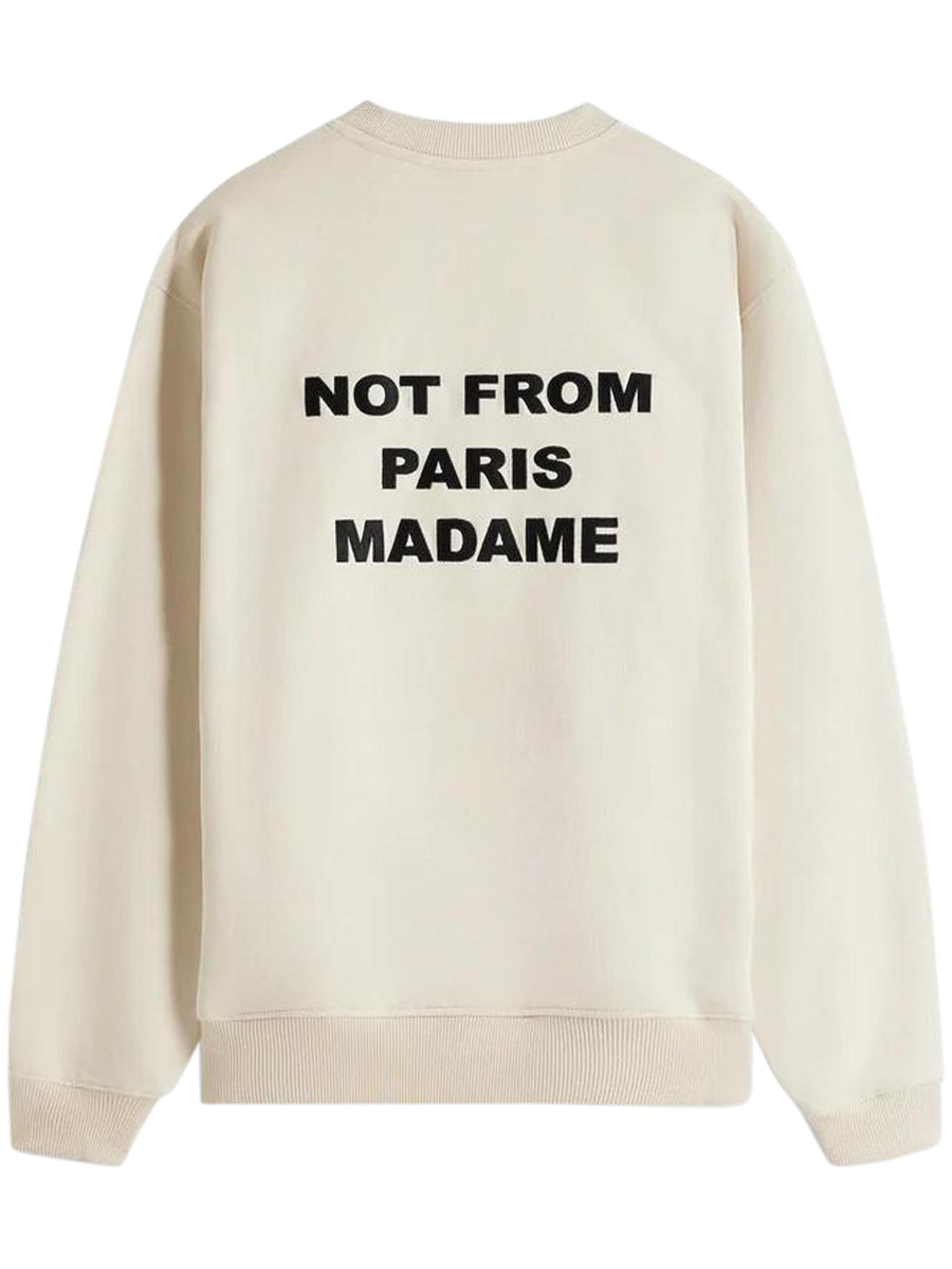 LE SWEATSHIRT SLOGAN PERM-SW149 CO127MT DROLE DE MONSIEUR 
