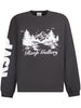 LONG SLEEVE MOCK NECK IN OUTDOOR PRINT A10221521OTD MRKR AGOLDE 