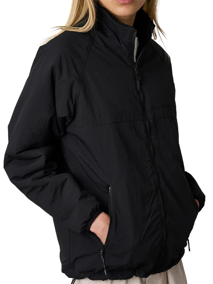REVERSIBLE SHERPA JACKET G5FUJ014 CHARCOAL BLACK GRAMICCI 
