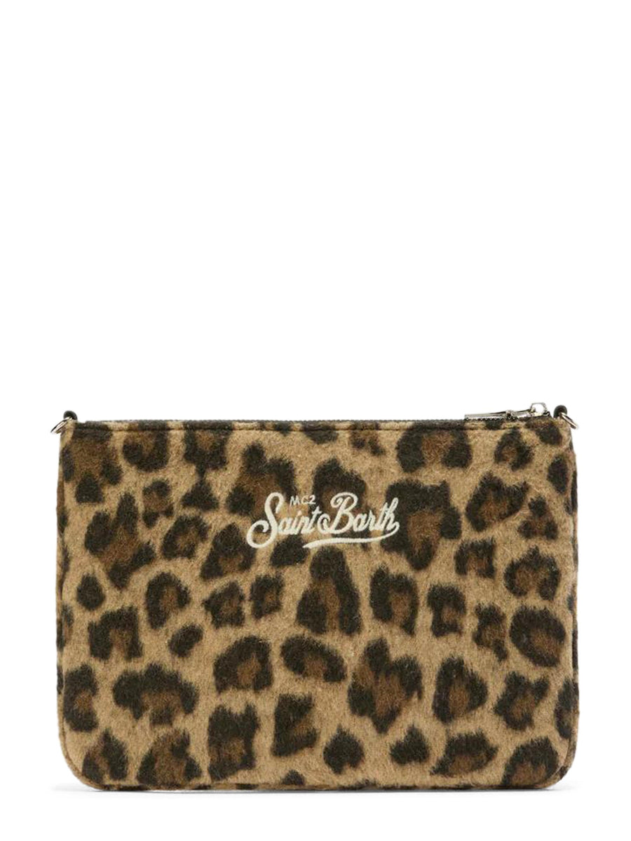 PARISIENNE FELT LEOPARD MIDI 18 EMB PAR0025 TEX000100223I MC2 SAINT BARTH 