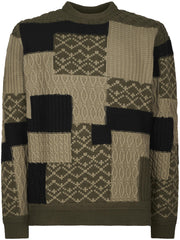 AKSVEND PATCHWORK KNIT 902034 4084 ANERKJENDT 
