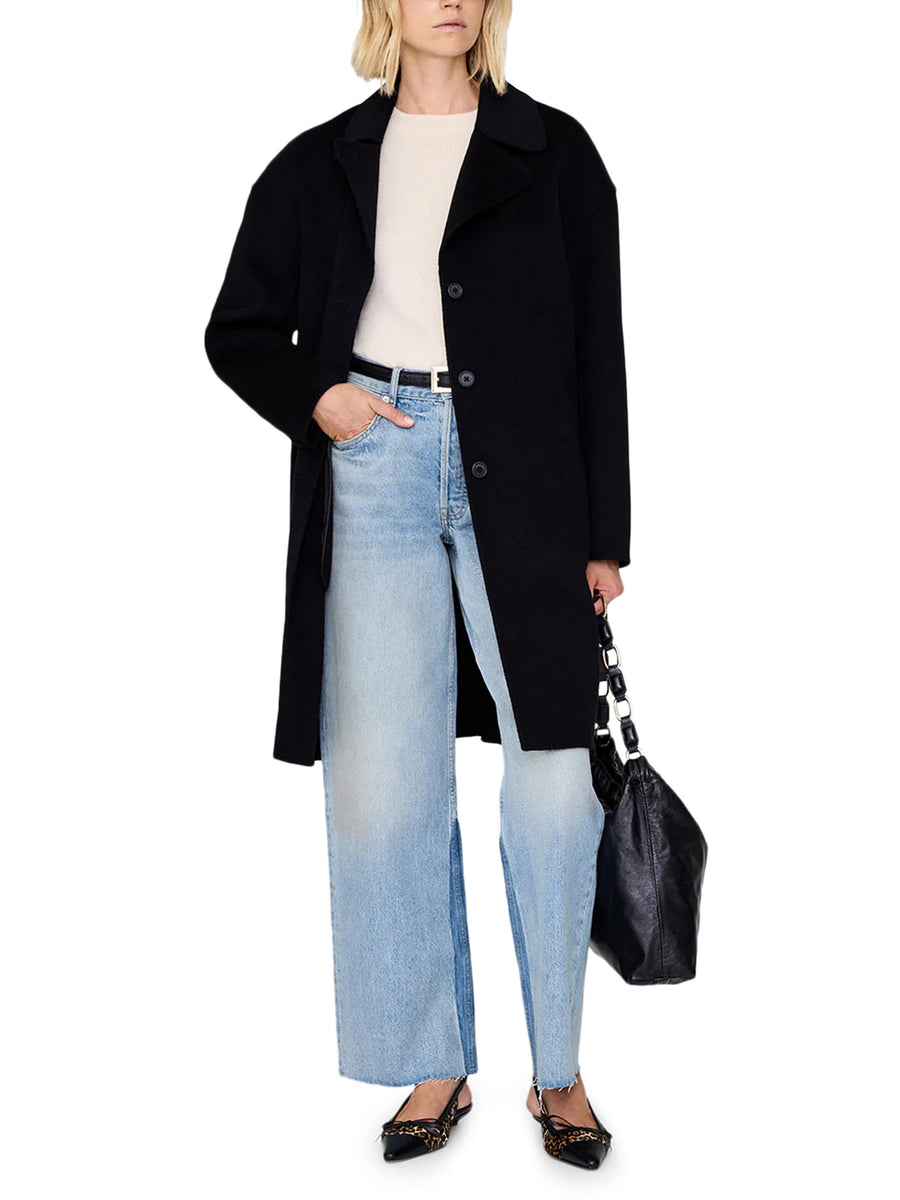 PORTIA COAT A0111294 BLK26 ANINE BING 