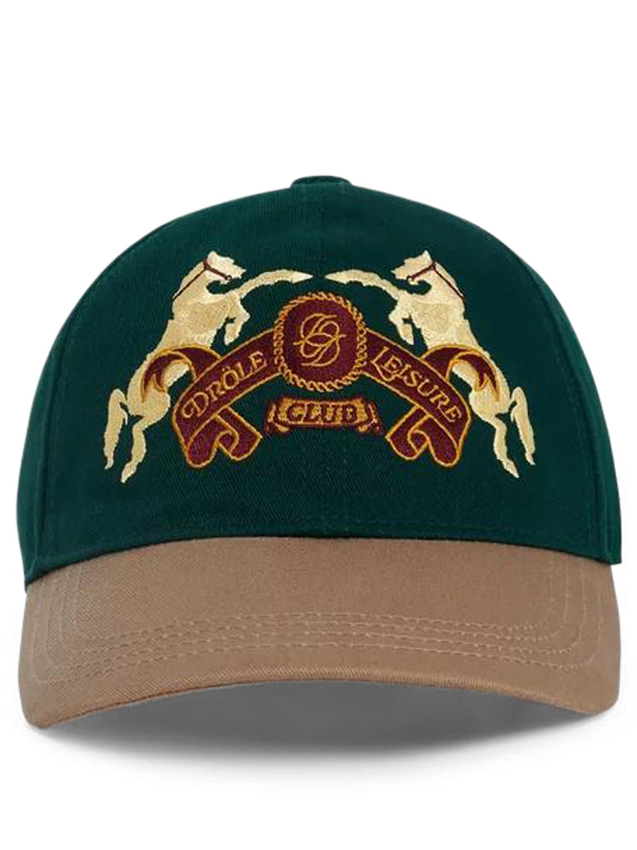 LE CASQUETTE EMBLEME CHEVAUX ICP181 CO138DGN DROLE DE MONSIEUR 