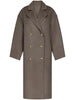 BORNEO LDS LONG COAT BORNEO LDS TAUPE MELANGE LOULOU STUDIO 