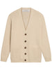 GOLDEN M'S KNIT CARDIGAN ORGANIC COTTON WITH LOGO GMP00946 P00197255550 GOLDEN GOOSE 