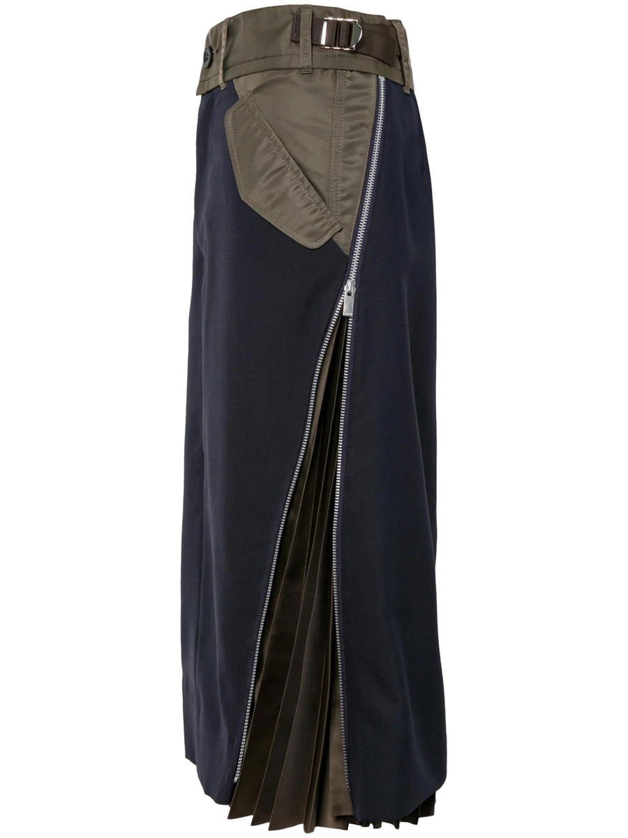 SUITING MIX SKIRT 2507949 233 SACAI 
