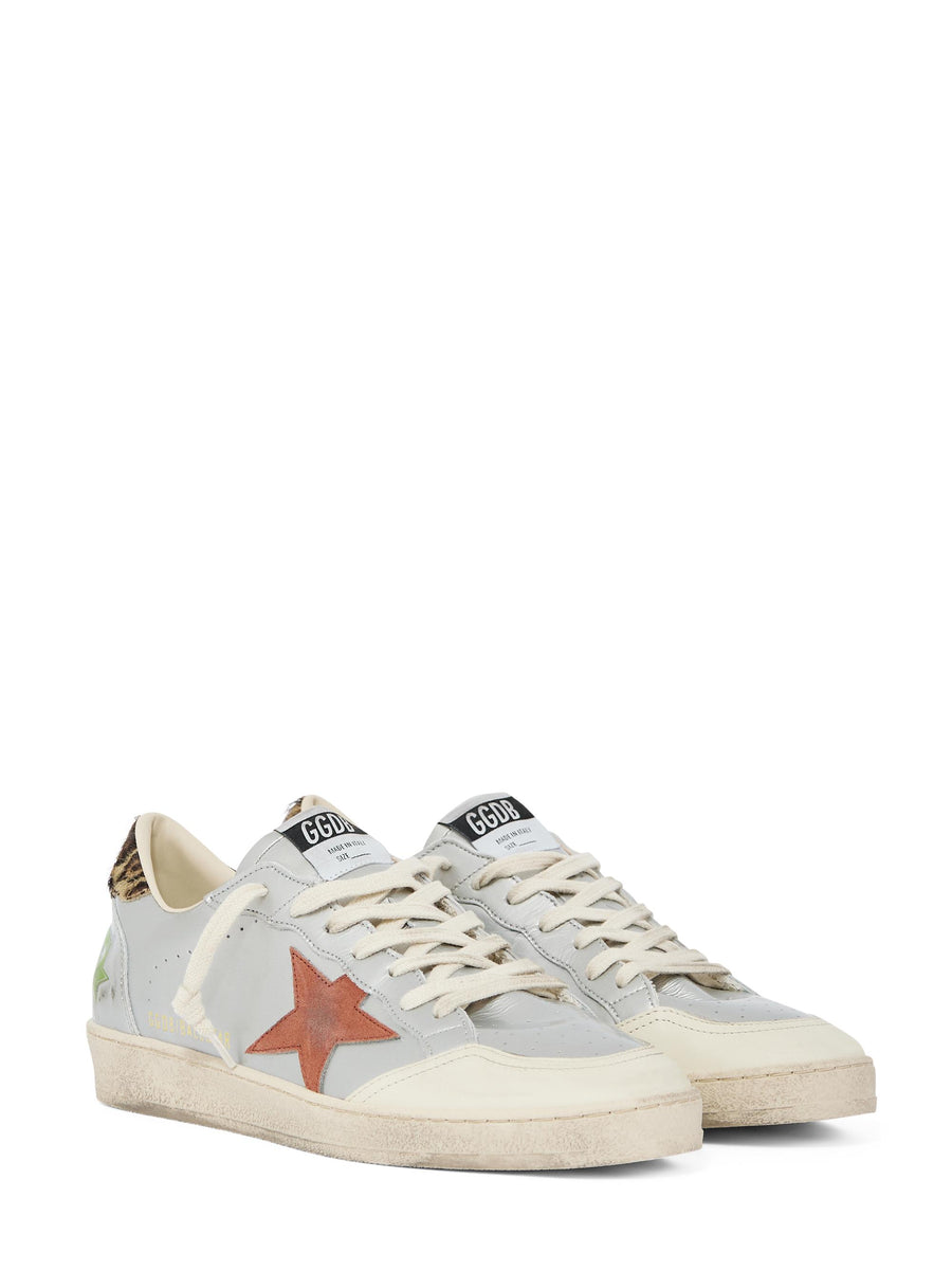 BALLSTAR SUEDE LEATHER UPPER TOE AND SPUR SUEDE STAR HORSY HEEL GMF00117 F00749270332 GOLDEN GOOSE 