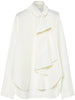 CHIC TAFFETAS  SHIRT WITH DETACHABLE BOW 14400 F48M0010 FORTE FORTE 