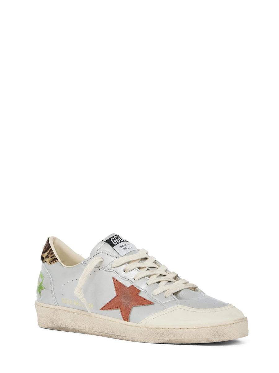 BALLSTAR SUEDE LEATHER UPPER TOE AND SPUR SUEDE STAR HORSY HEEL GMF00117 F00749270332 GOLDEN GOOSE 