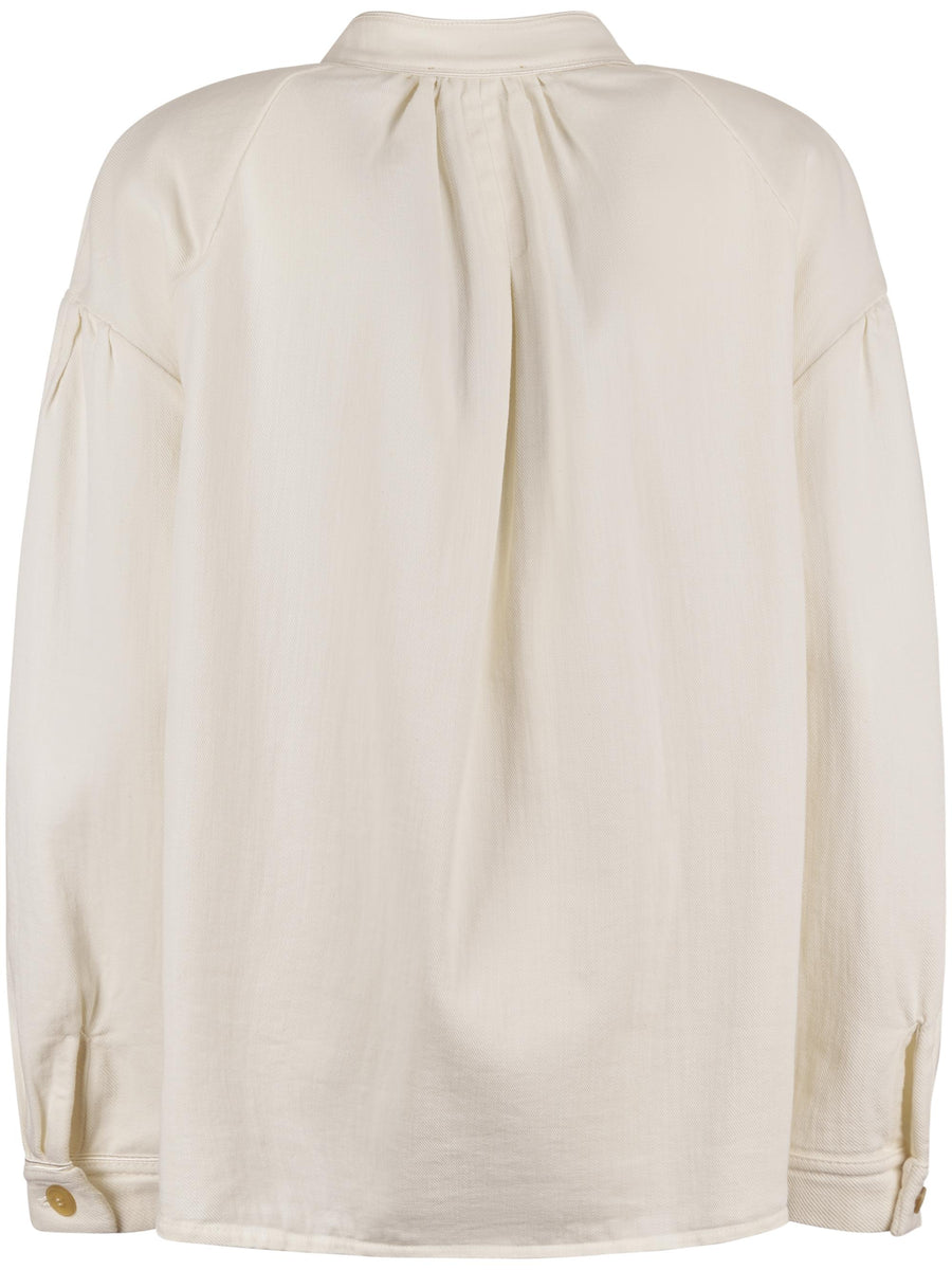 FLUID COTTON BULL BOHEMIAN OVERSHIRT 14035 F48A0219 FORTE FORTE 