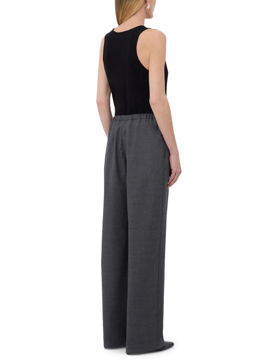 COVE LDS WIDE PANTS COVE LDS ANTHRACITE MELANGE LOULOU STUDIO 