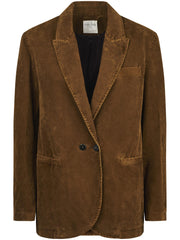 FLOCKED COTTON DOUBLEBREASTED JACKET 14338 F48M6002 FORTE FORTE 