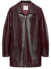 ZIPPED VINYL MAXI BOMBER JACKET 425CBL322VY0014 4010 COURREGES 