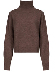 LUKE STAND COLLAR SWEATER LUKE BROWN LOULOU STUDIO 