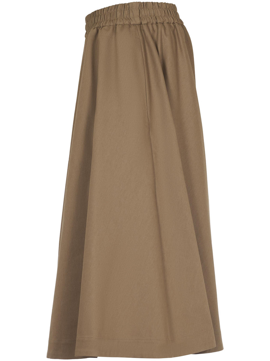 JOURNEY W'S CIRCLE SKIRT MORENA BLEND COTTON GABARDINE GWP01953 P00155815369 GOLDEN GOOSE 