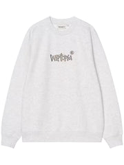W' Wiptopia Script Sweat Cotton/Polyester Sweat I035515 3F2XX CARHARTT WIP 