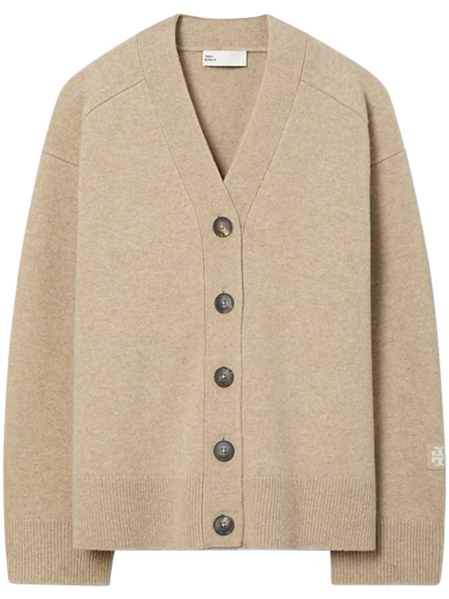 Wool Jacquard Cardigan 171801 296 TORY BURCH 