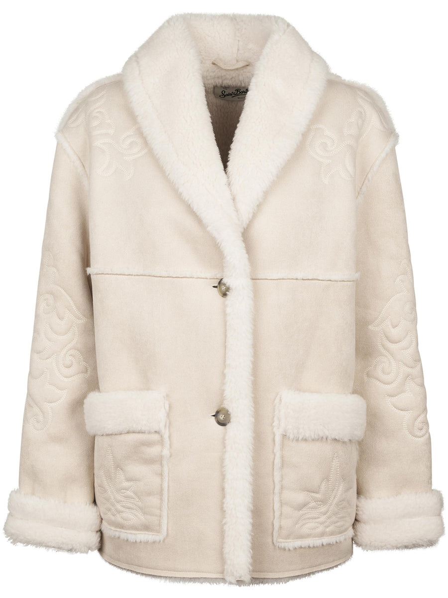 DORYs SHEARLING TEX EMBROIDERY 10 DORY003 TEX000100190I MC2 SAINT BARTH 