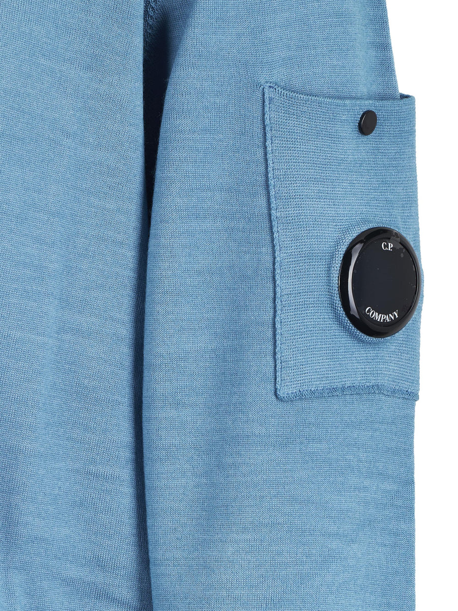 KNITWEAR CREWNECK IN FAST DYED MERINOS CMKN024A003247F 815 CP COMPANY 