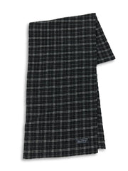 WOOL SCARF A325012 DARK GREY CHECK MFPEN 